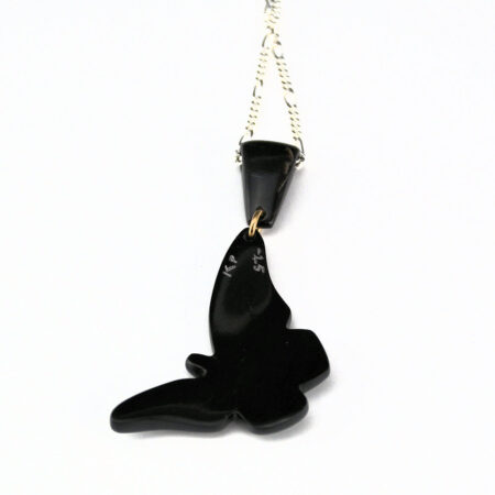 Alternative view of Pourier, Kevin - Buffalo Horn Monarch Butterfly Lapis and Turquoise Pendant