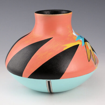 Alternative view of Namingha, Les - "Urban Polychrome" Shoulder Jar