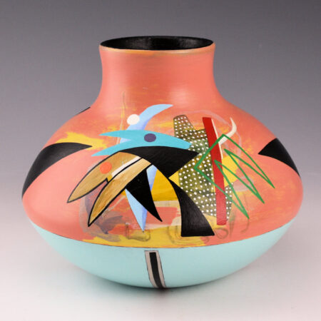 Namingha, Les - "Urban Polychrome" Shoulder Jar