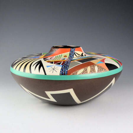 Alternative view of Namingha, Les - "Corn Feeds the Universe" Wide Shoulder Jar