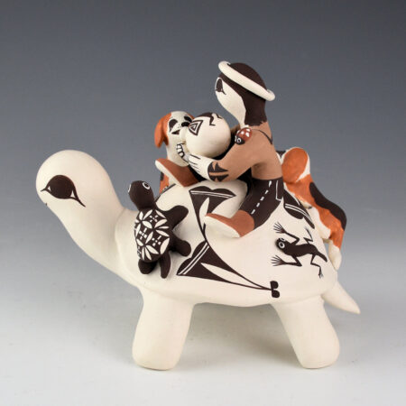 Ray, Marilyn Henderson - Storyteller Turtle with Boy and Dogs (2009)