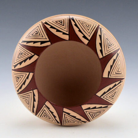 Alternative view of Naha, Nona - Bowl with Swirling Sun Design