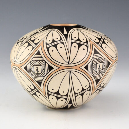 Naha, Rainy - Small Bowl with Plant Designs