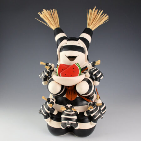 Chitto, Randall - Large Turtle Storyteller with Five Kids and Watermelon (2025)