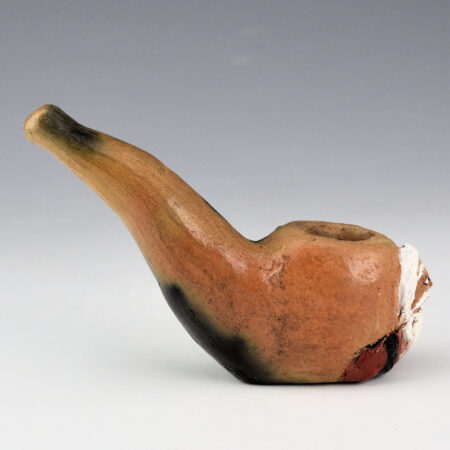 Alternative view of Claw, Silas and Bertha - Clay Pipe with Relief Santa Claus (1990s)