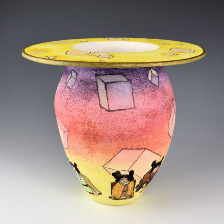 Folwell, Susan - "Hopi Dreamland" Large Flat Top Jar