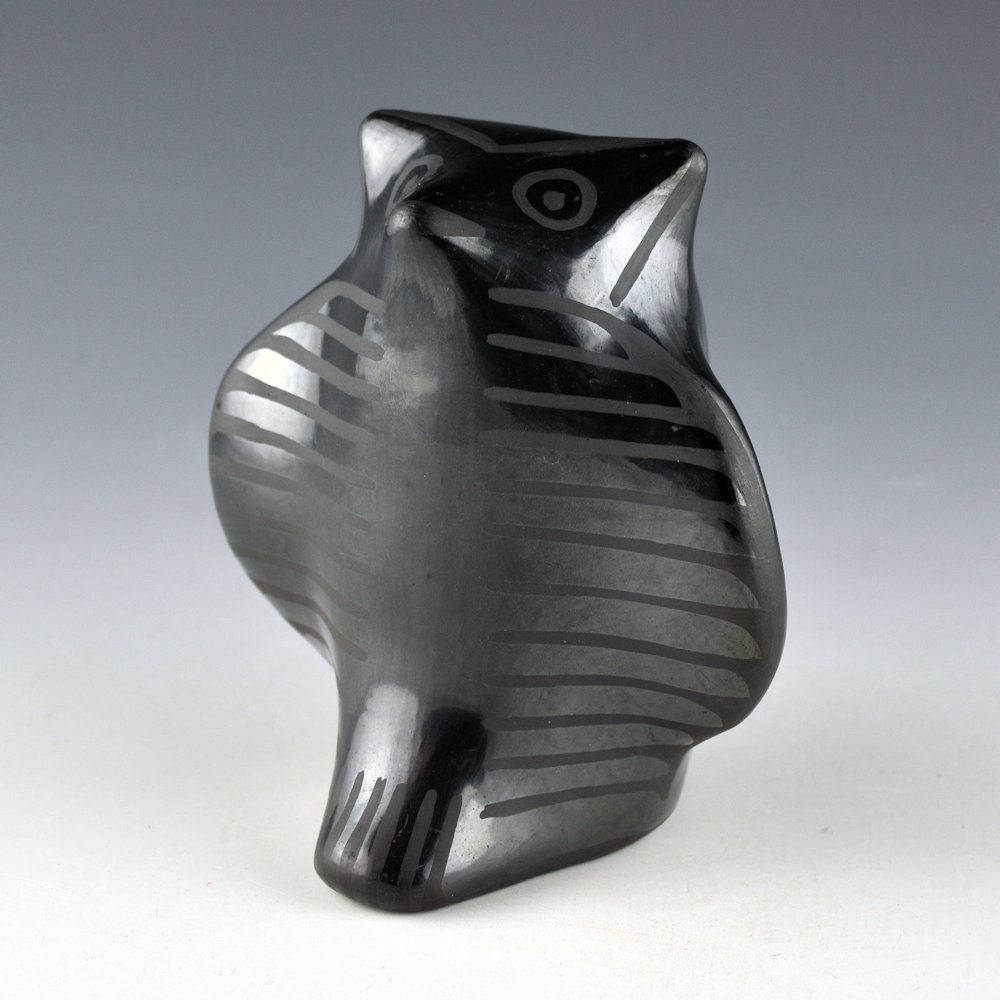 Blue Corn - Owl Clay Figure (1960s) - Image 3