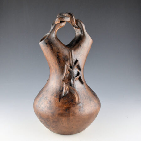 Alternative view of Tso, Jr., Damon - 11" Tall Wedding Vase with Horned Lizard and Corn (2005)