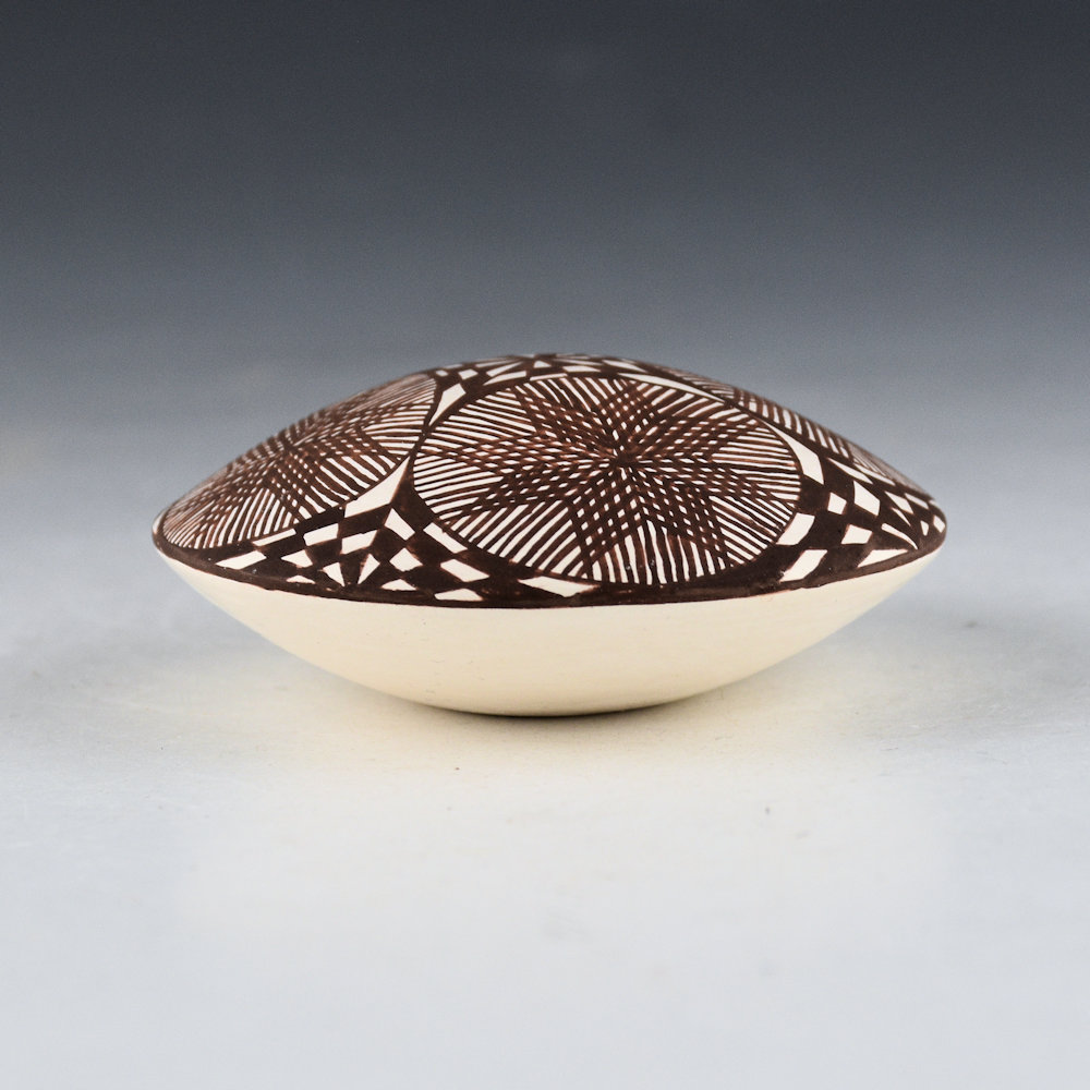 Lewis-Garcia, Diane - Polychrome Seedpot with Four Star Medallions - Image 2