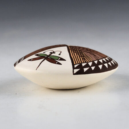 Alternative view of Lewis-Garcia, Diane - Polychrome Seedpot with Dragonflies and Dragonfly Wings