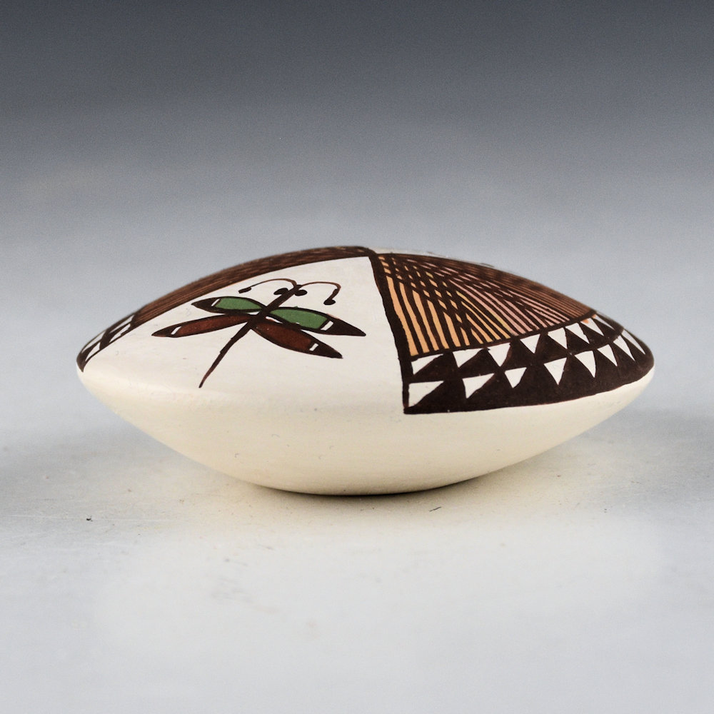 Lewis-Garcia, Diane - Polychrome Seedpot with Dragonflies and Dragonfly Wings - Image 2