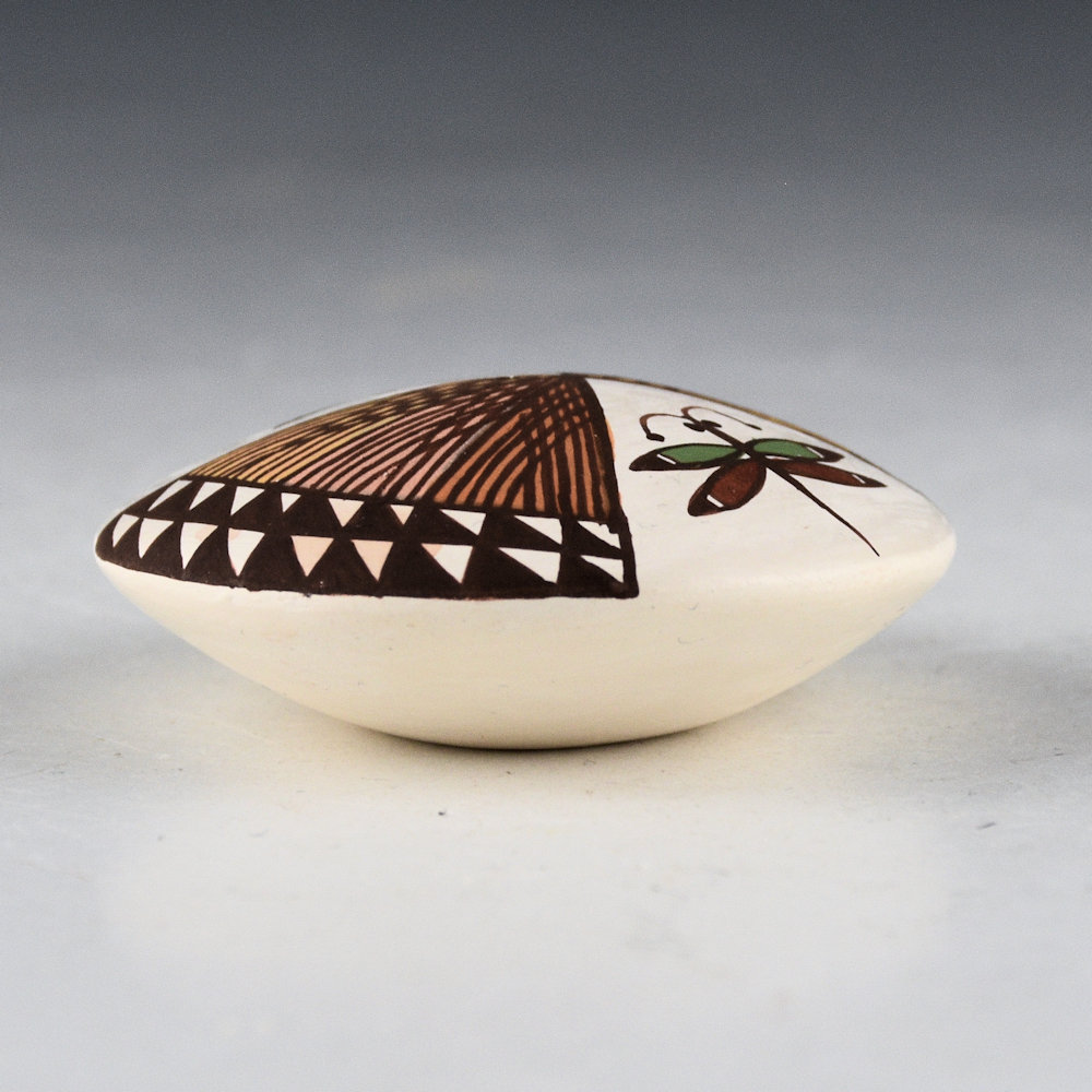 Lewis-Garcia, Diane - Polychrome Seedpot with Dragonflies and Dragonfly Wings - Image 3