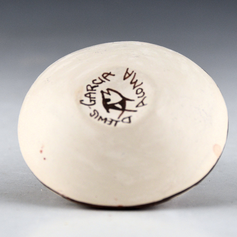 Lewis-Garcia, Diane - Polychrome Seedpot with Flute Player - Image 3