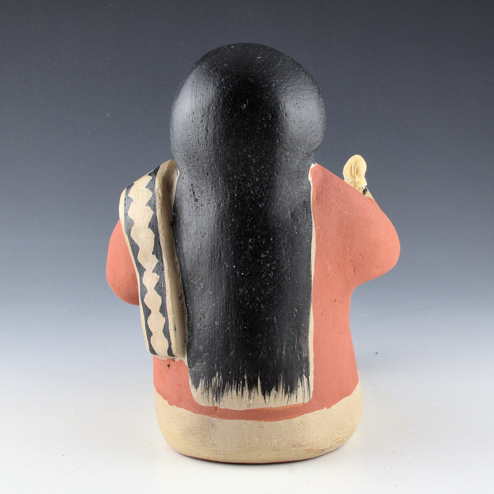 Cordero, Helen & Kevin Peshlakai - "Drummer" Clay Figure (1980s) - Image 4