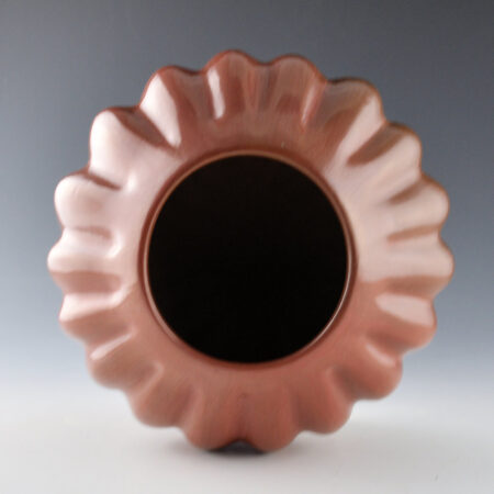 Alternative view of Shupla, Helen - Brown Melon Jar with 18 Ribs (1980s)