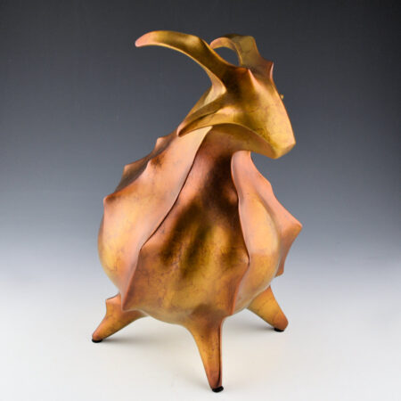 Tso, Jared - "Hastiin Goldie" Bronze Goat (ed 15), 2026