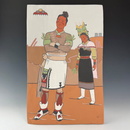 Garcia, Jason - "August 12 K'haP'o Owingeh" Large Tile