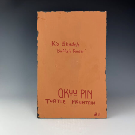 Alternative view of Garcia, Jason - "Buffalo Dancer" Large Clay Tile