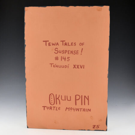Alternative view of Garcia, Jason - "Tewa Tales of Suspense! #145" Clay Tile
