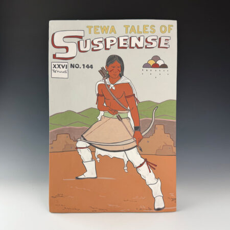 Garcia, Jason - "Tewa Tales of Suspense! #144" Clay Tile