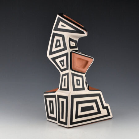 Suina, Jeff - "Terrace" Angular Geometric Design Jar