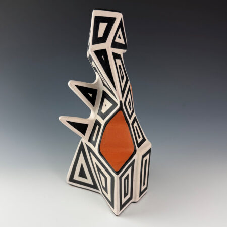 Alternative view of Suina, Jeff - "Terrace" Angular Geometric Design Jar