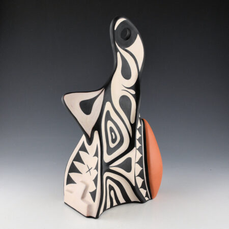 Suina, Jeff - "Tear Drop" Abstract Geometric Design Jar