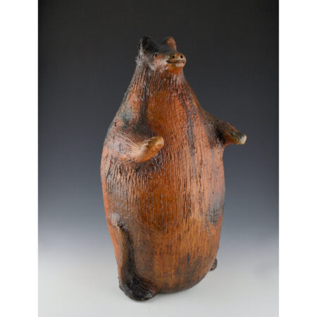 Goodman, Louise - 16" Tall Clay Bear Figure (1990s)