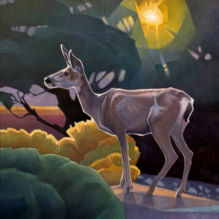 Alternative view of Molnar, Marcia - "Between Sun and Sage" Oil on Linen (30" x 30")