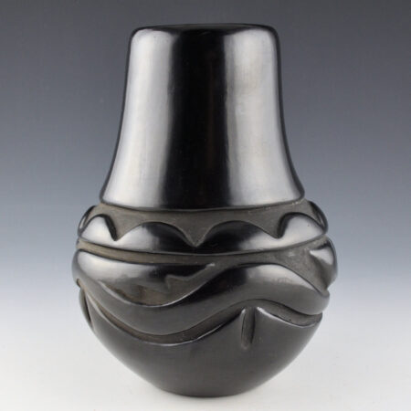 Alternative view of Singer, Mary - Tall Water Jar with Avanyu and Clouds (1970s)