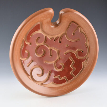 Alternative view of Youngblood, Nathan - Red and Tan Serving Bowl (2005)