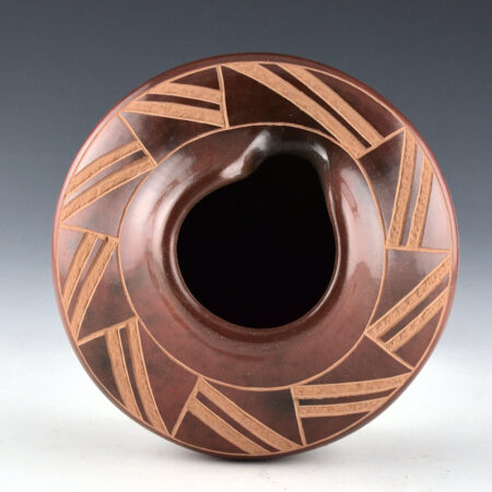 Alternative view of Folwell, Polly Rose - Swirling Star Small Jar with Asymmetric Rim