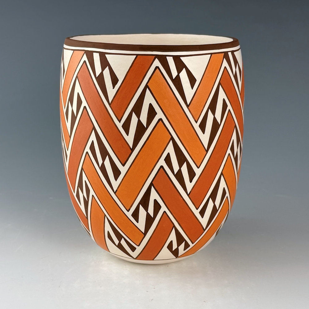 Patricio, Robert - "Chocolate Jar" with Sunset Lightning Design