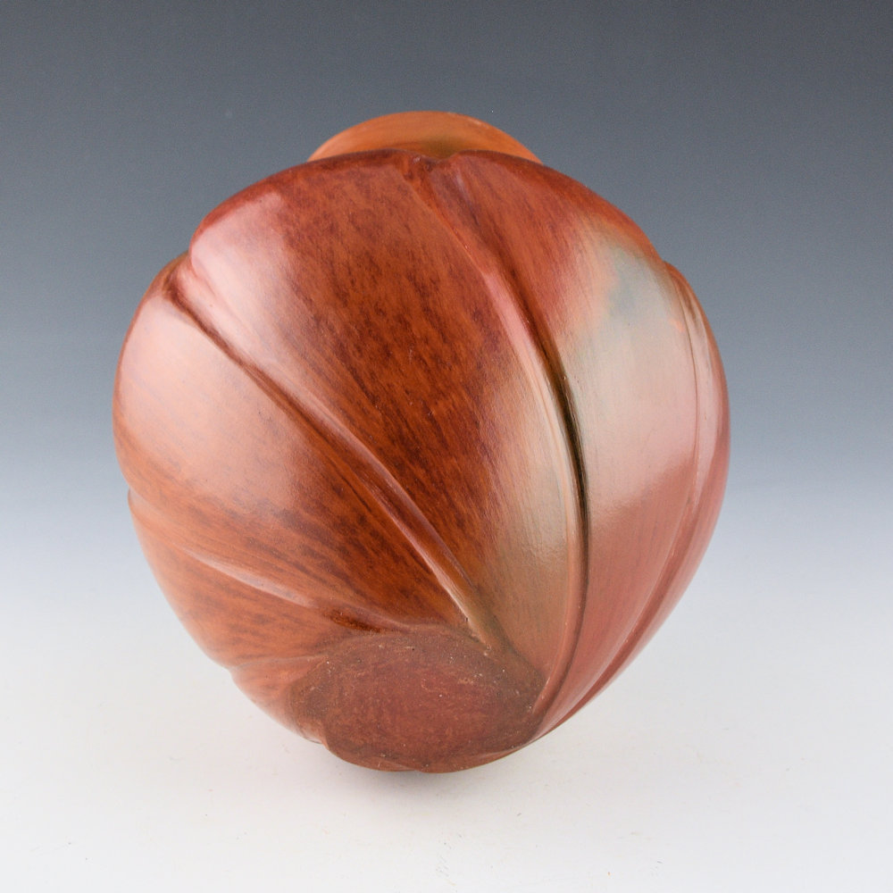 Manymules, Samuel - Water Jar with 7 Rounded Melon Swirls - Image 4