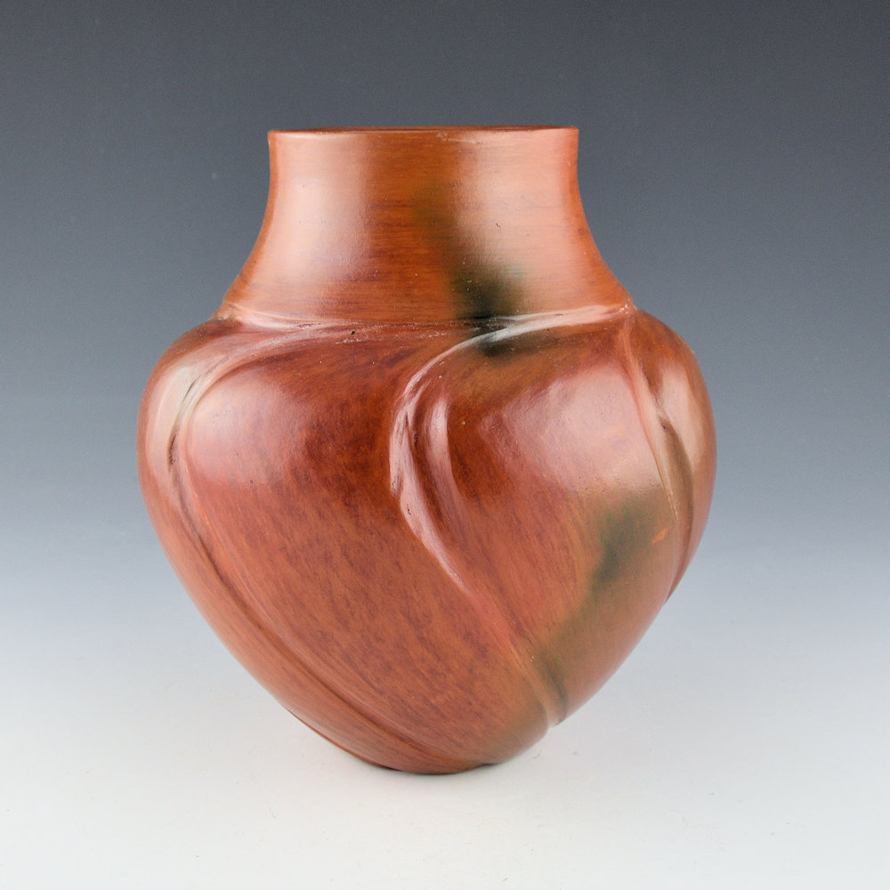 Manymules, Samuel - Water Jar with 7 Rounded Melon Swirls - Image 3
