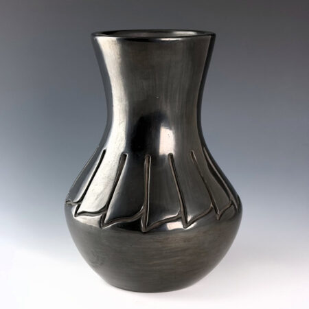 Alternative view of Roller, Toni - Water Jar with 14 Carved Feathers