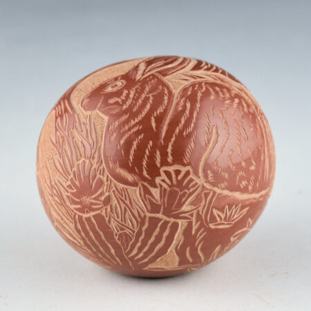 Alternative view of Haungooah, Art Cody - "Something in the Air" Red Seedpot Rabbits (1977)