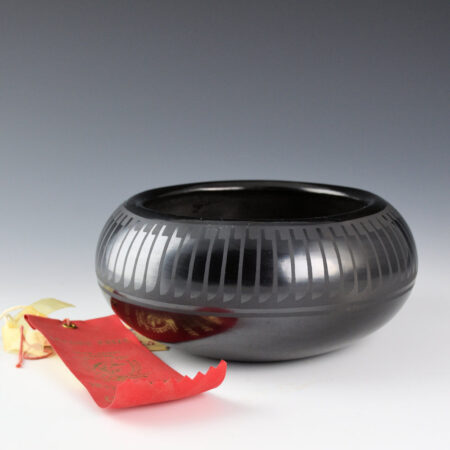 Blue Corn - Bowl with 69 Feathers (1969) Ribbon