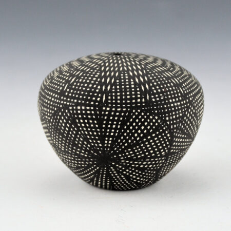 Chino, Brian - Seedpot with Fine-Line Star Patterns (1990s)