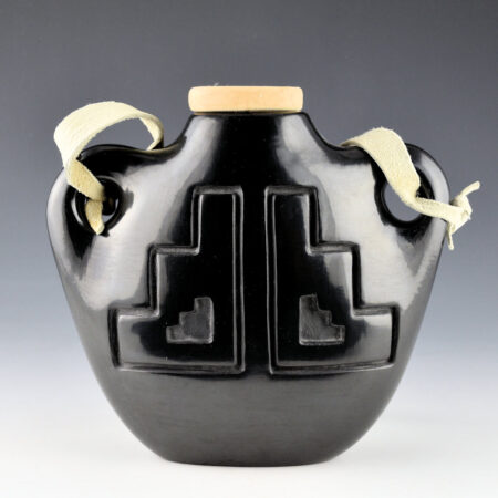 Alternative view of Roller, Cliff - Double Sided Canteen with Bear Paws and Kiva Step Designs (1997)