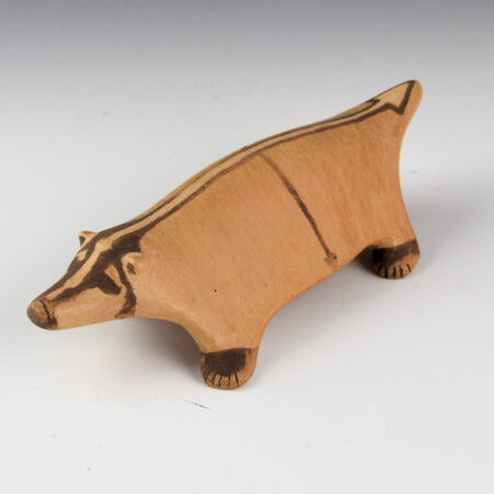 Tso, Jr., Damon - Large Clay Badger with Heartline