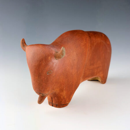 Alternative view of Tso, Jr., Damon - Large Clay Buffalo