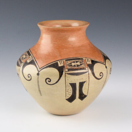 Quotskuyva, Dextra - Water Jar with Eagle Tail Design (1980s)