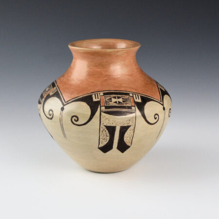 Alternative view of Quotskuyva, Dextra - Water Jar with Eagle Tail Design (1980s)