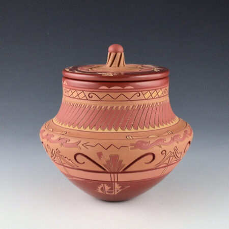 Curran, Dolores - "Rising Above the Clouds" Lidded Jar