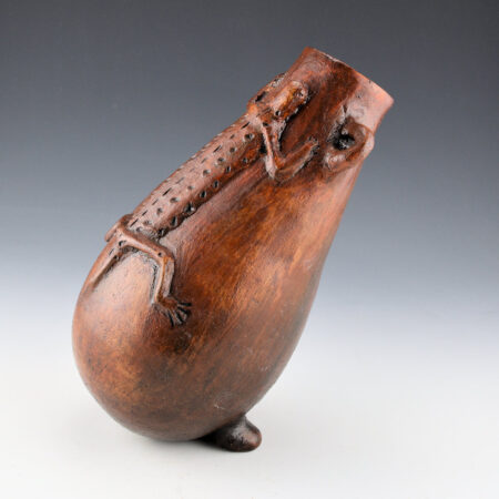 Tso, Faye - Canteen with Raised Lizard (1980s)