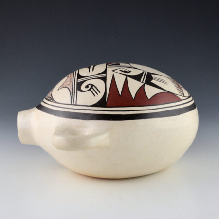 Alternative view of Naha, Helen "Featherwoman" - Canteen with Swirling Bird (1980s)