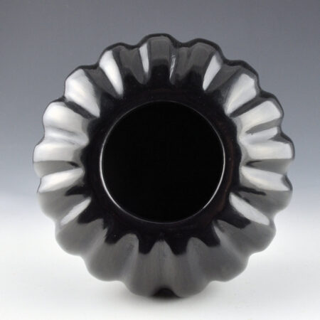 Alternative view of Shupla, Helen - Black Melon Bowl with 17 Ribs (1970's)