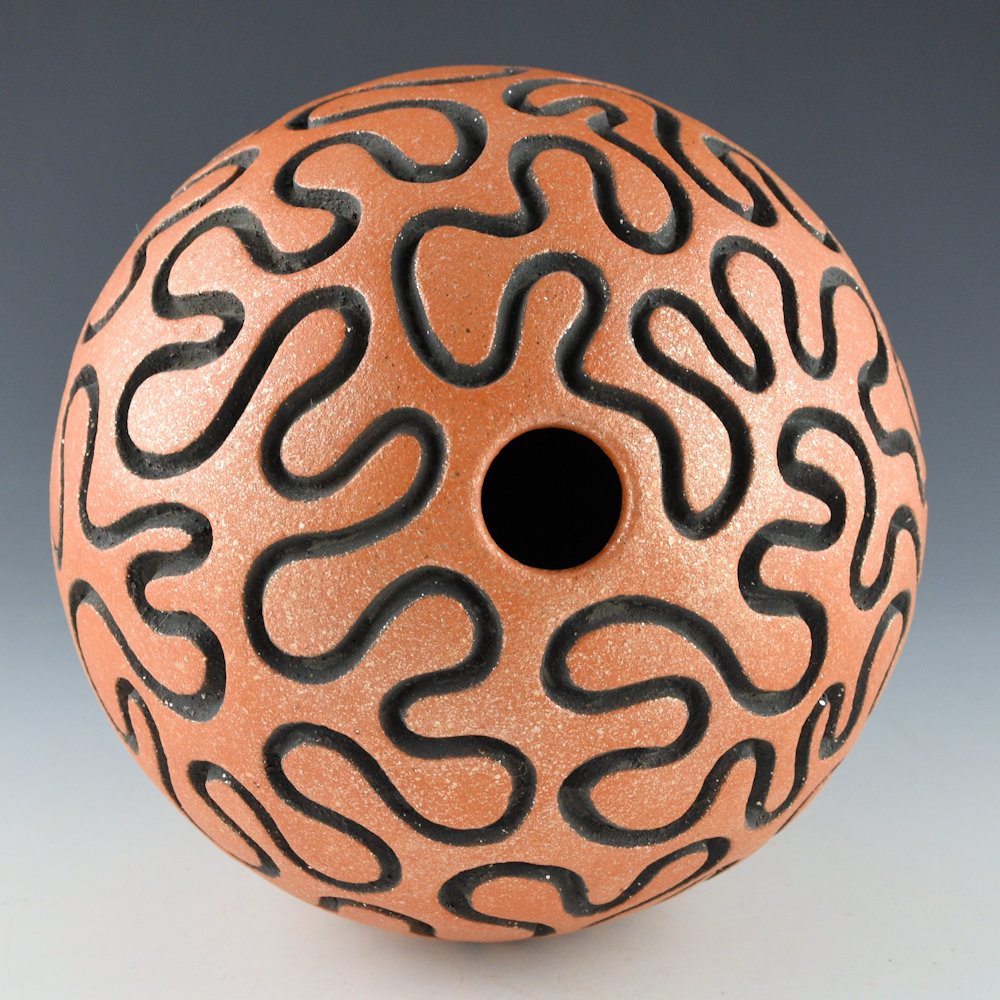 Candelario, Hubert - 7" Tall Puzzle Seedpot (1997) - Image 2