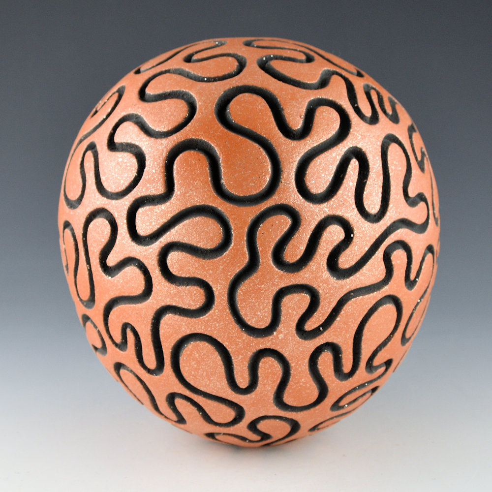 Candelario, Hubert - 7" Tall Puzzle Seedpot (1997)